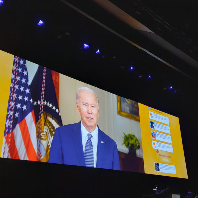 Joe Biden videóüzenete